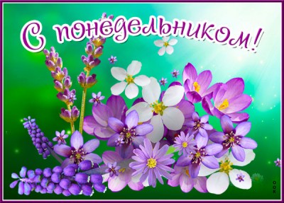 Открытка чудесная открытка с понедельником