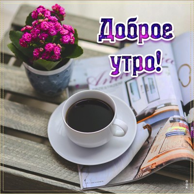 Открытка интересная картинка доброе утро