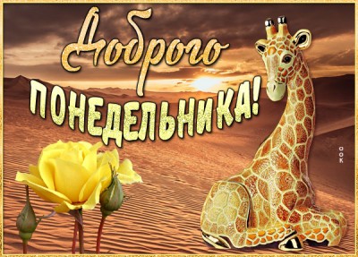 Открытка интересная открытка с понедельником