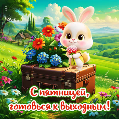 Postcard интригующая открытка с пятницей