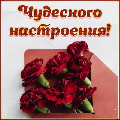 Открытка картинка чудесного настроения