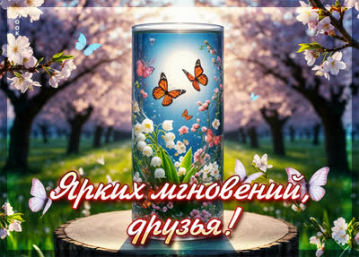 Picture картинка друзья, ярких мгновений вам