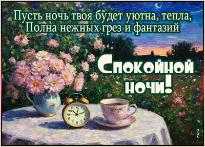 Picture картинка фантастической ночи и спокойствия