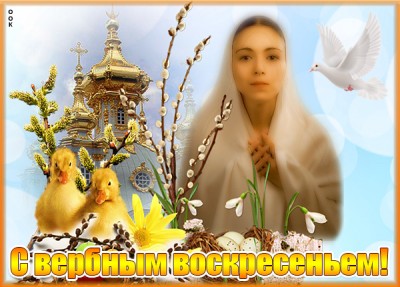Картинка картинка отличное поздравление с вербным воскресеньем