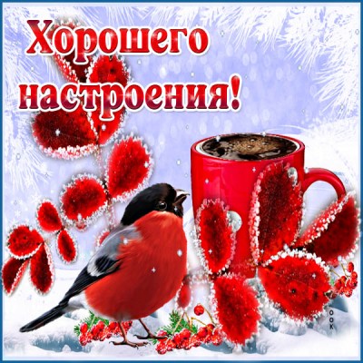 Открытка картинка отличного настроения в любую погоду