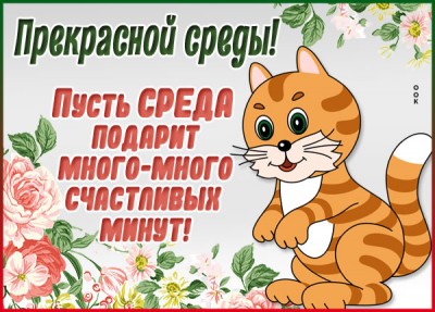 Картинка картинка прекрасной среды с текстом