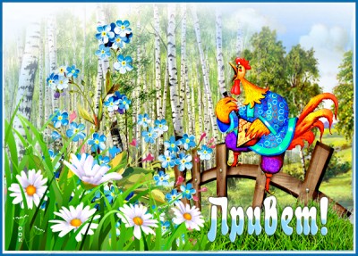Открытка картинка привет новый день