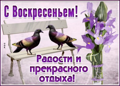 Открытка картинка приятного воскресенья