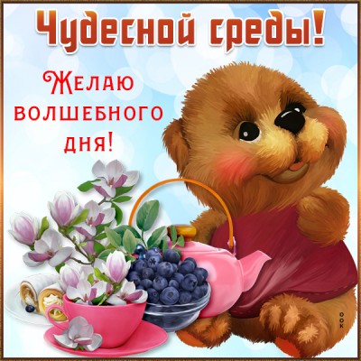 Открытка картинка приятной среды