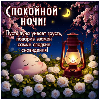 Picture картинка пусть луна унесет грусть и подарит сладкие сны