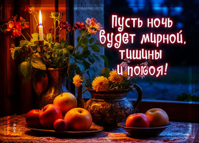 Picture картинка пусть ночь будет мирной
