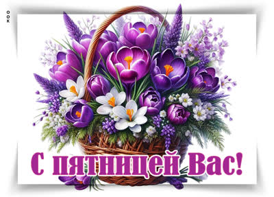 Postcard картинка пятница, пусть день принесёт только приятные сюрпризы