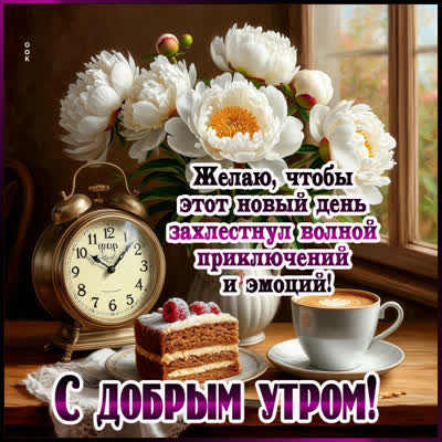 Postcard картинка с добрым утром и море приключений