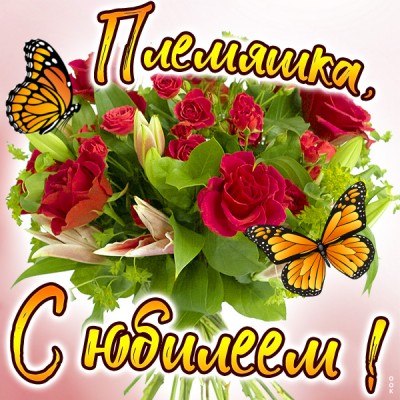 Картинка картинка с юбилеем для племяннице