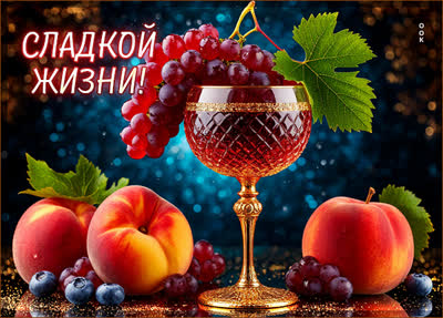 Postcard картинка сладкой вам жизни