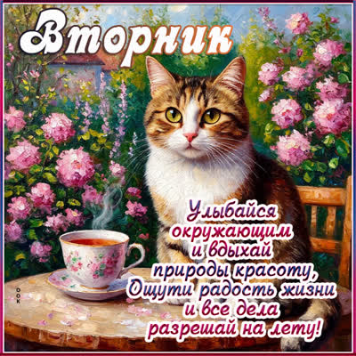 Postcard картинка улыбнись этому дню и будь счастлив