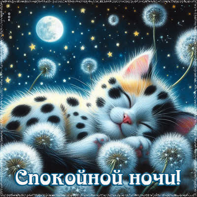 Picture картинка вот и ночка наступила, пора спать