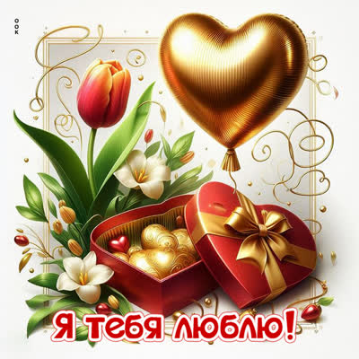 Postcard картинка я тебя люблю, ты — мой лучший момент