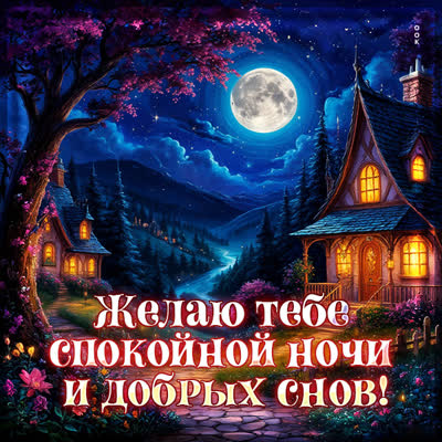 Picture картинка желаю тебе спокойной ночи и добрых снов