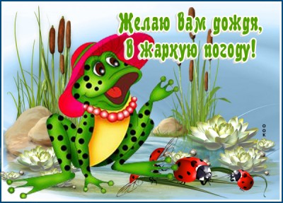 Картинка картинка желаю вам дождя, в жаркую погоду