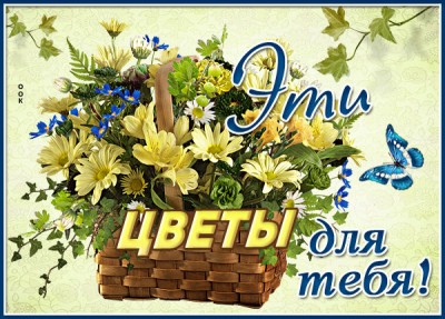 Картинка красивая картинка и цветы для тебя