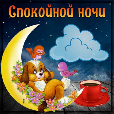 Картинка красивая картинка спокойной ночи