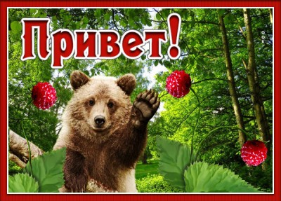 Открытка красивая открытка привет