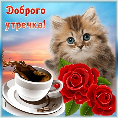 Открытка красивая открытка с добрым утром