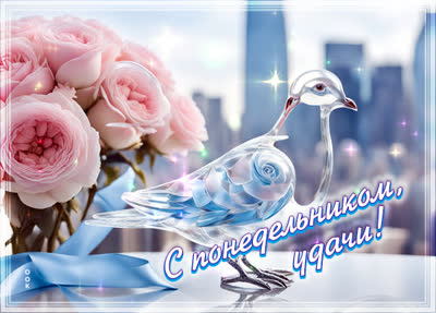 Picture лучезарная картинка с понедельником, удачи