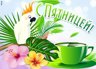 Открытка милая картинка с пятницей