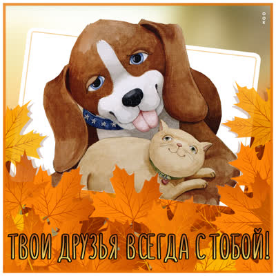 Picture милая картинка твои друзья всегда с тобой