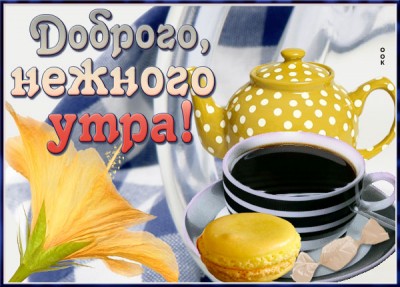 Открытка нежная открытка доброе утро