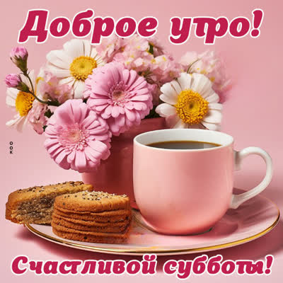 Postcard нежная картинка счастливой субботы