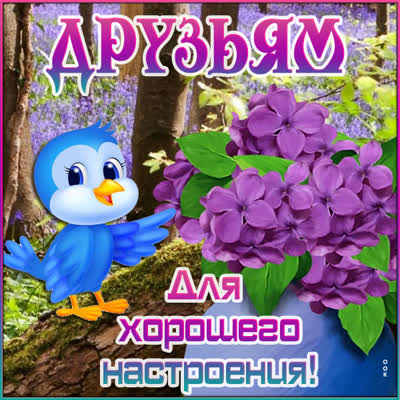 Picture очаровательная открытка для хорошего настроения