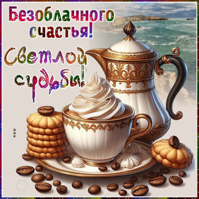 Picture открытка безоблачного счастья и светлой судьбы