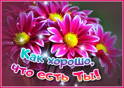 Postcard открытка букетик для тебя