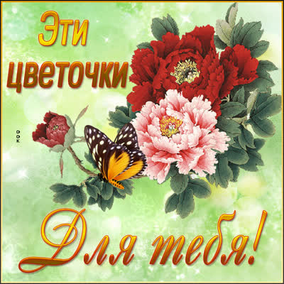 Picture открытка цветы на счастье