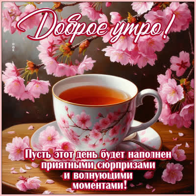 Picture открытка доброе утро и приятных сюрпризов