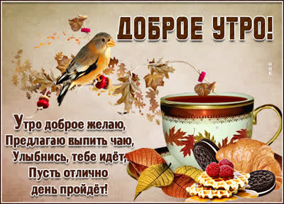 Picture открытка доброго и радостного утра