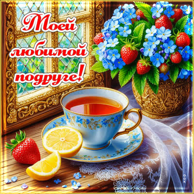 Picture открытка дорогой моей подруге