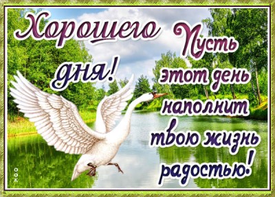 Картинка открытка хорошего дня с природой