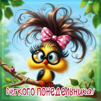 Picture открытка легкого понедельника, море улыбок