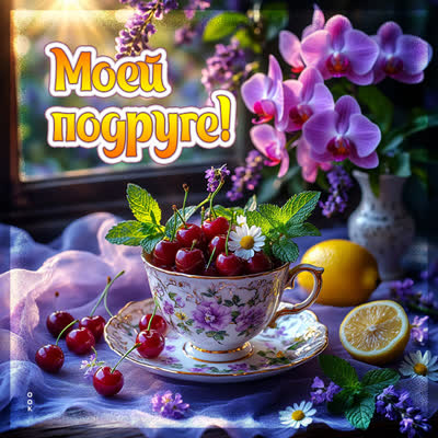 Picture открытка моей подруге