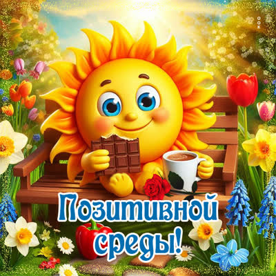 Picture открытка позитивной вам среды