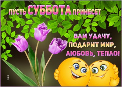 Открытка открытка приятного субботнего дня