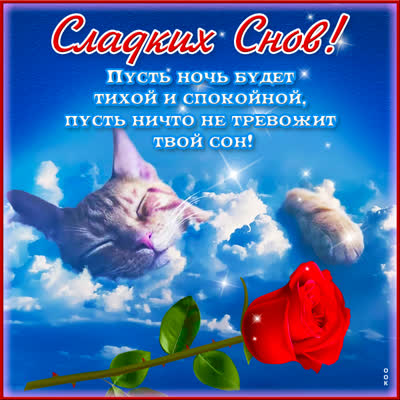 Picture открытка пусть ночь будет тихой и спокойной