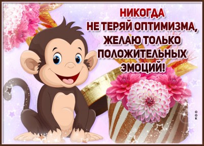 Картинка открытка с необычным пожеланием