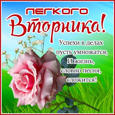 Открытка открытка счастья в этот вторник