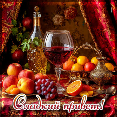 Postcard открытка сладкий привет