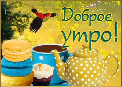 Открытка открытка замечательного утречка